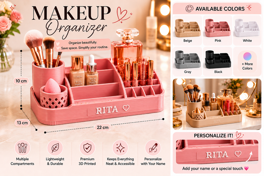 Personalized Makeup Organizer