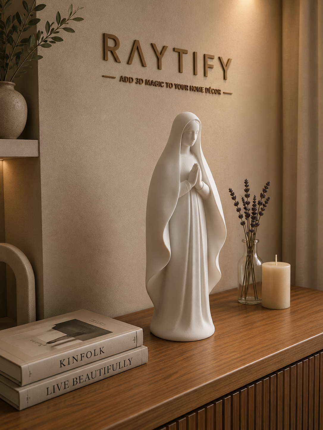 Praying Mary Statue