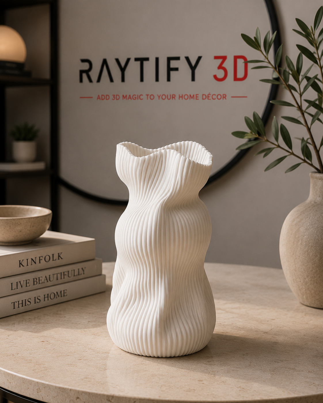 Waveform Sculptural Vase