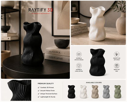 Waveform Sculptural Vase