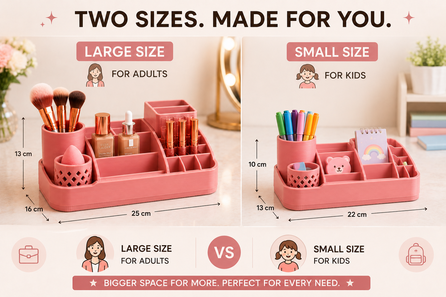 Personalized Makeup Organizer