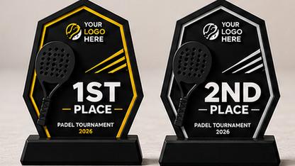 Personalized Padel Trophies