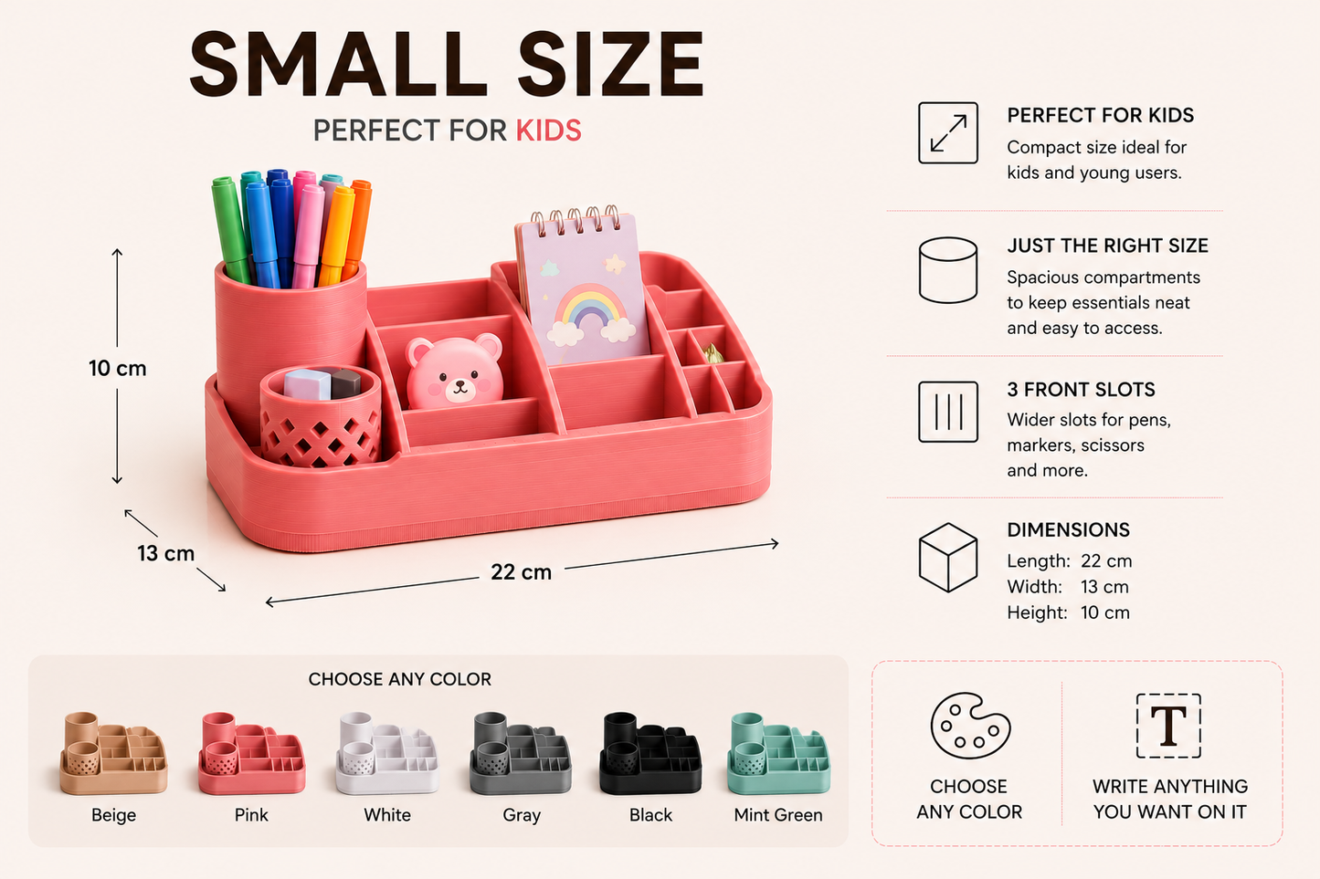 Personalized Makeup Organizer